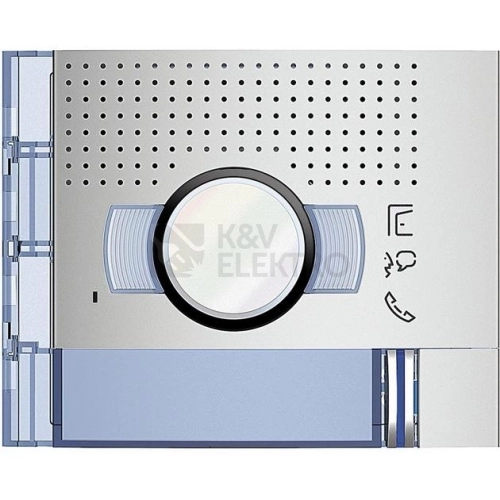 Bticino Sfera kryt audio/video jednotky, 1 tlačítko, kov 351211