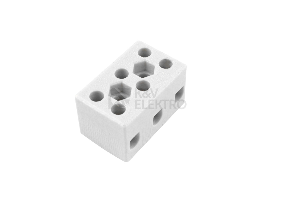 Obrázek produktu SVORKOVNICE KERAM. AK 3/15 BI (2-1603-3) 0