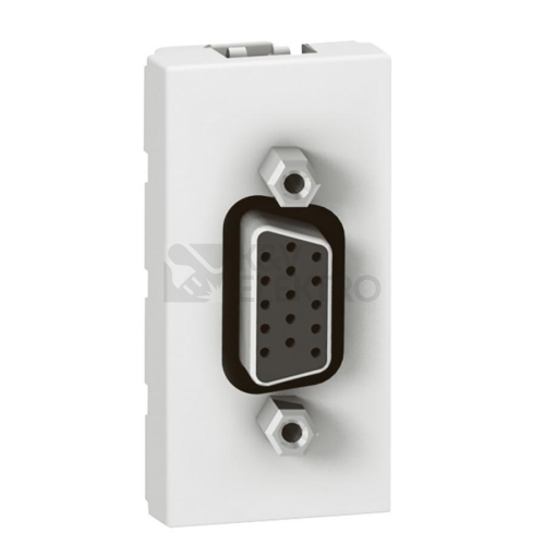 Legrand Mosaic zásuvka HD15 1modul bílá 78772
