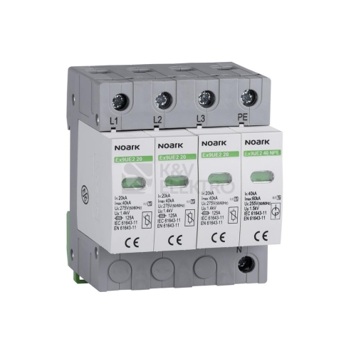Svodič přepětí NOARK Ex9UE2 20 3PN 275 C 103355
