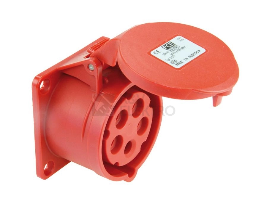 Obrázek produktu Zásuvka vestavná PCE 325-6TT 32A/5P/400V IP44 0