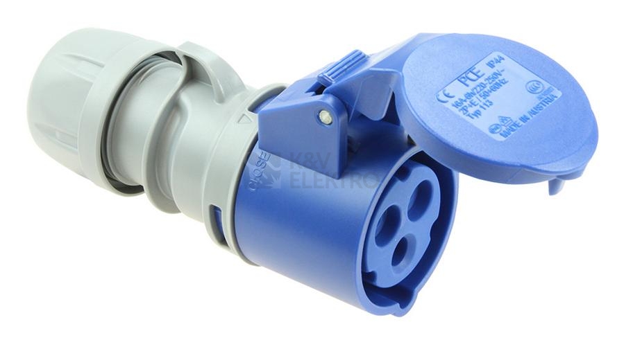 Obrázek produktu Spojka PCE 16A/3p IP44 213-6TT 0