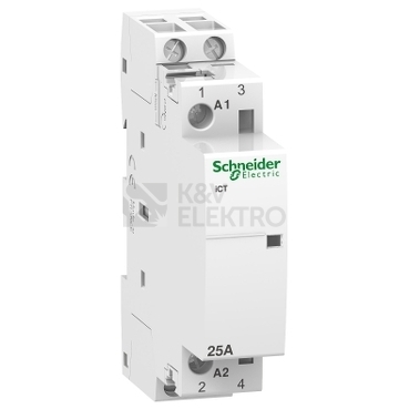 Obrázek produktu Instalační stykač Schneider Electric Acti9 ICT 25A 2NO 230V A9C20732 0