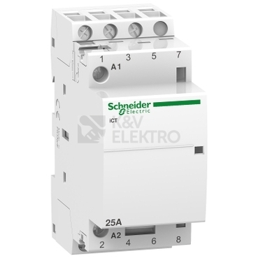 Obrázek produktu Instalační stykač Schneider Electric Acti9 ICT 25A 3NO 230V A9C20833 0