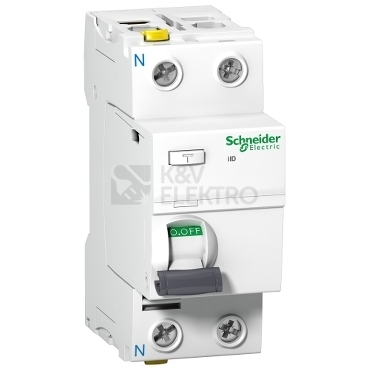 Obrázek produktu Proudový chránič Schneider Electric Acti9 iID 2P 40A 30mA AC A9Z11240 0