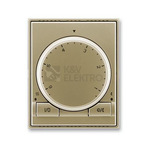 Obrázek produktu ABB Time, Time Arbo termostat otočný 3292E-A10101 33 šampaňská 0