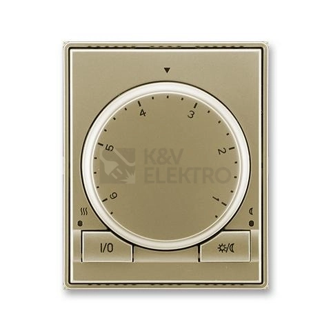 Obrázek produktu ABB Time, Time Arbo termostat otočný 3292E-A10101 33 šampaňská 0