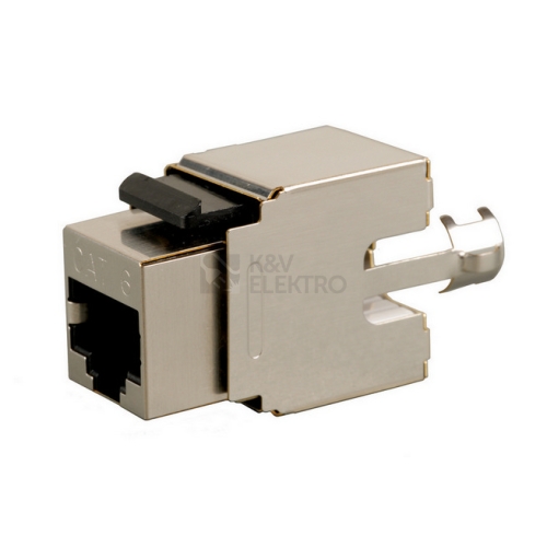  Konektor keystone Solarix SXKJ-6-STP-BK CAT6 STP RJ45