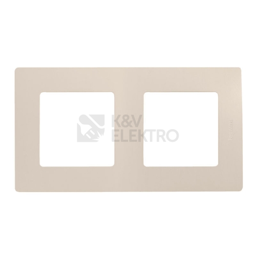 Legrand Niloé dvojrámeček béžová 665012