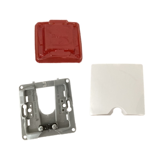 Legrand Niloé kabelový vývod bílá 664795 průchozí montáž