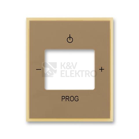 Obrázek produktu ABB Element,Time kryt zesilovače s tunerem FM kávová/led. opálová 3299E-A40200 25 0