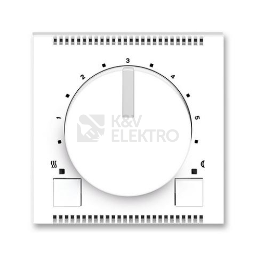 ABB Neo termostat otočný 3292M-A10101 01 bílá/ledová bílá