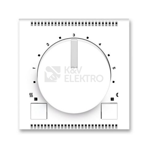 Obrázek produktu ABB Neo termostat otočný 3292M-A10101 01 bílá/ledová bílá 0