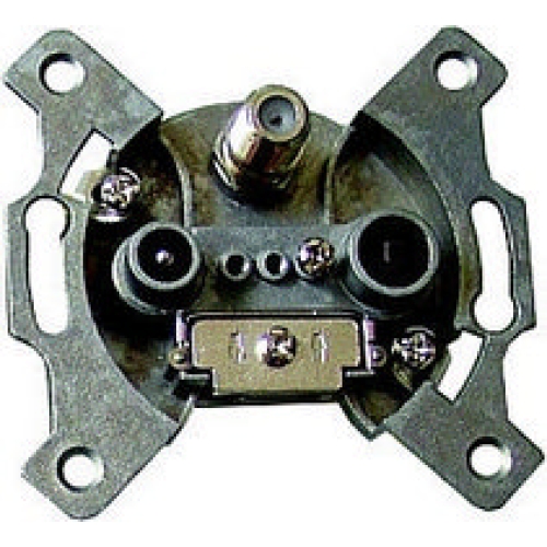 Účastnická zásuvka koncová XA05 TV+R+SAT