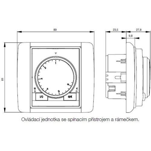 ABB Time, Time Arbo termostat otočný 3292E-A10101 34 antracitová (obrázek 3)