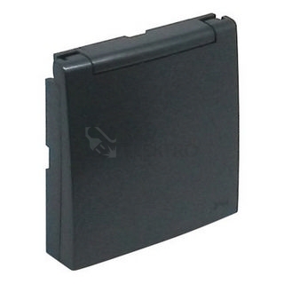 Obrázek produktu Efapel LOGUS 90 kryt zásuvky IP44 s víčkem 90654 TIS - šedá 0