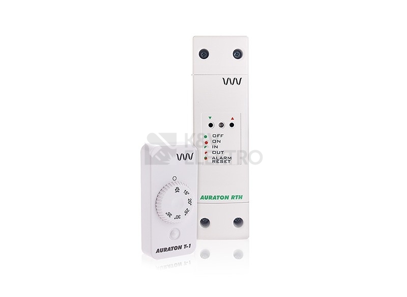 Obrázek produktu Termostat AURATON T-1 RTH bezdrátový s příjimačem 0