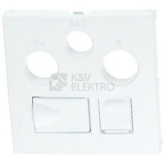 Obrázek produktu Efapel LOGUS 90 kryt zásuvky R-TV-SAT RJ45 Cat. 6 UTP 90770 TBR - bílá 0