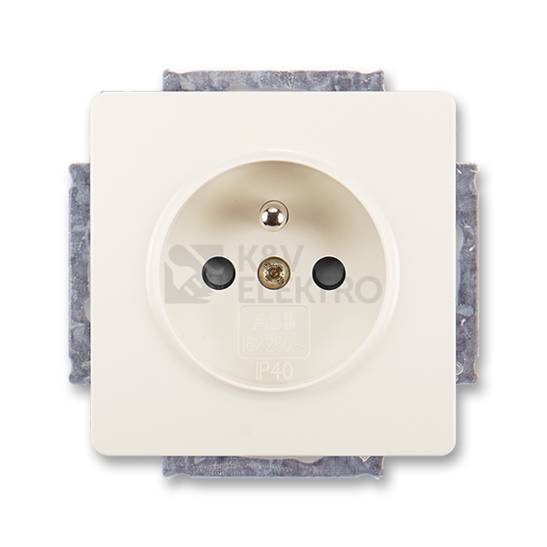 Obrázek produktu ABB Swing,Swing L zásuvka slonová kost 5518G-A02359 C2 0