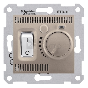 Obrázek produktu Schneider Electric Sedna termostat prostorový titan SDN6000168 0