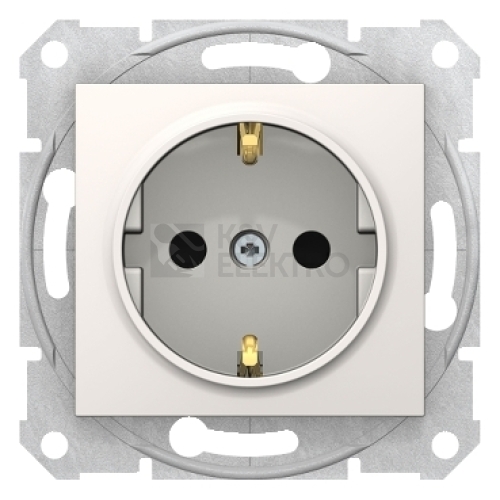 SEDNA ZASUVKA 2P+PE CREAM SDN3000123