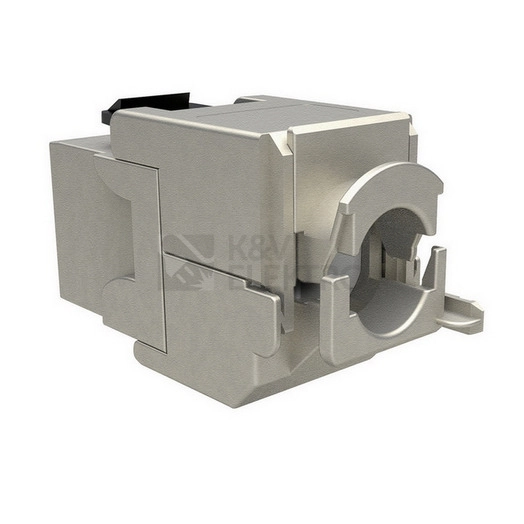 Obrázek produktu Konektor keystone Solarix SXKJ-10G-STP-BK-SA Cat.6A STP RJ45 2