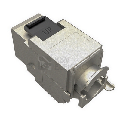 Obrázek produktu  Konektor keystone Solarix SXKJ-10G-STP-BK-SA Cat.6A STP RJ45 3