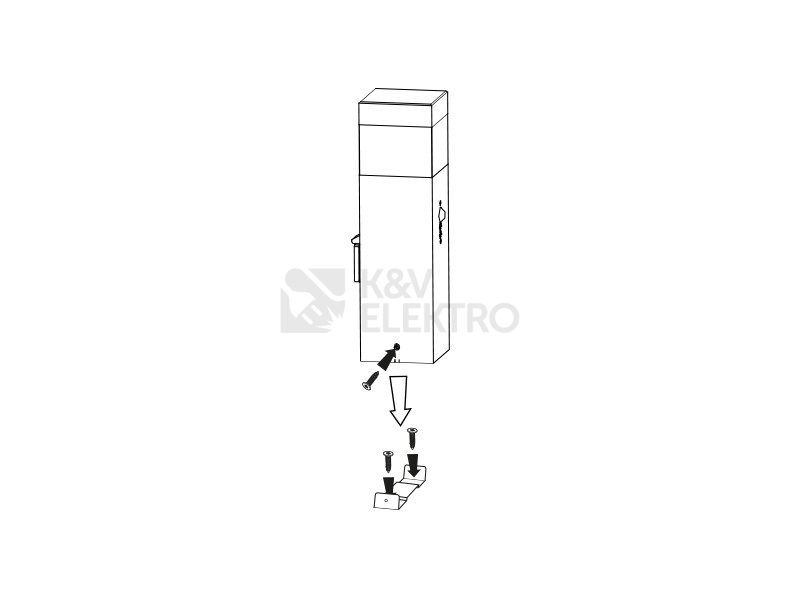 Obrázek produktu Zahradní svítidlo Panlux GARD NOS-E14 výška 36cm s pohybovým čidlem 2