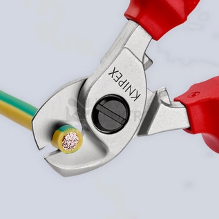 Obrázek produktu Kabelové nůžky Knipex 95 16 165 do VDE 1000V 165mm do průměru 15mm nebo 50mm2 4