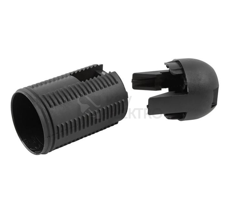 Obrázek produktu Objímka Desko 1254-030 E14 černá vnější závit 0