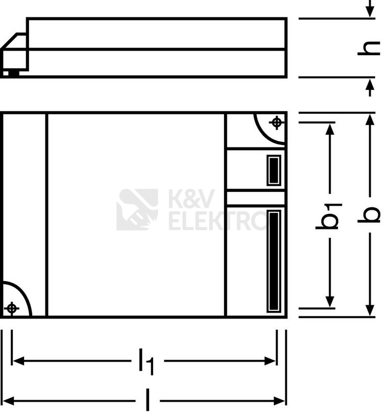 Obrázek produktu Elektronický předřadník OSRAM QTI DALI-T/E 2X18-42/220-240DIM 1