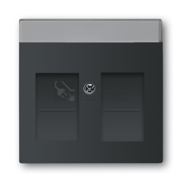 Obrázek produktu ABB kryt datové zásuvky mechová černá 2CKA001710A3910 Future Linear, Busch-axcent 1800-885 (1710-0-3910) 0