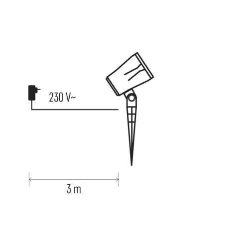 Vánoční osvětlení EMOS DCPC04 ZY2373 LED dekorativní projektor vločky (obrázek 5)