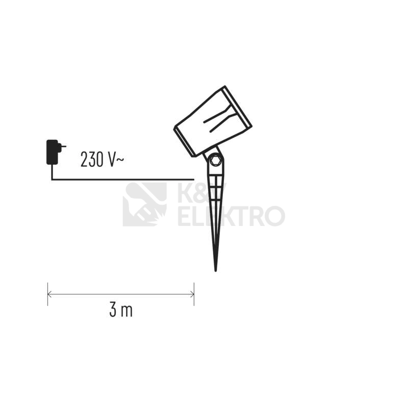 Obrázek produktu Vánoční osvětlení EMOS DCPC04 ZY2373 LED dekorativní projektor vločky 11
