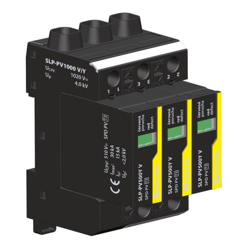 Svodič přepětí SLP-PV1000V/Y pro fotovoltaické systémy