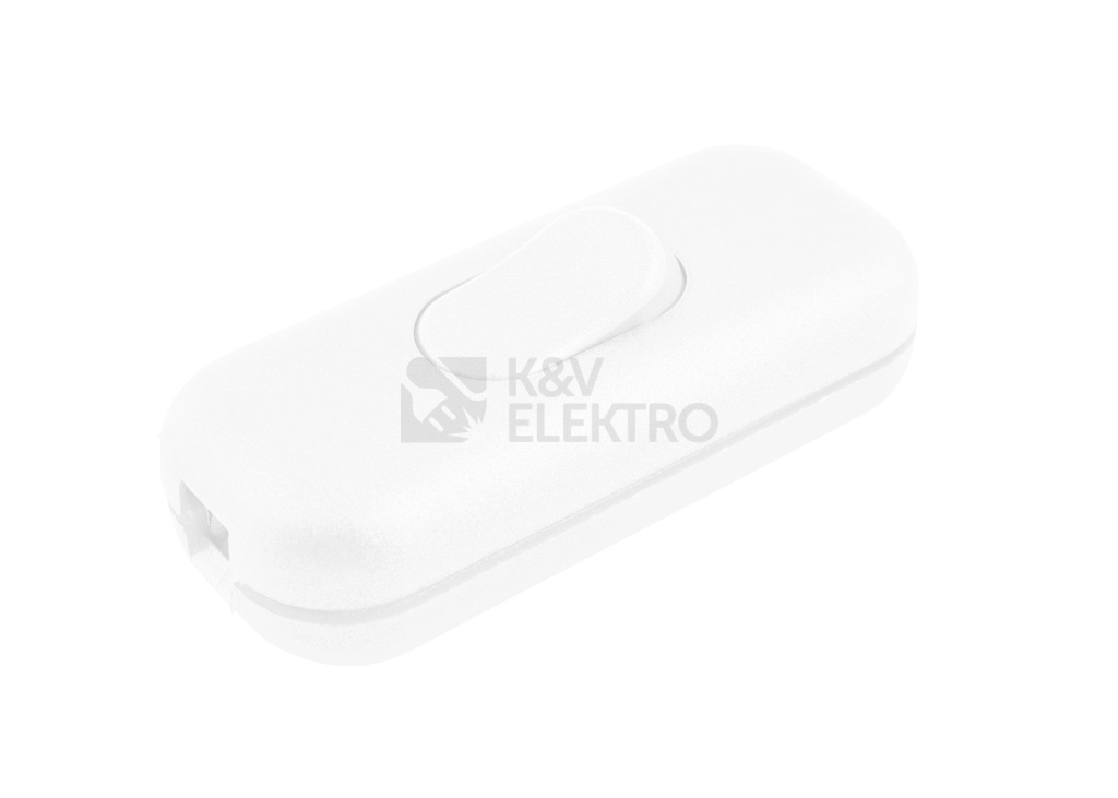 Obrázek produktu Vypínač kolébkový bílý Eleman 300/1/V/P 1000258 1pól. 0