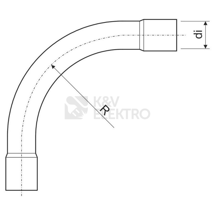 Obrázek produktu Koleno KOPOS 6320 ZN F 1