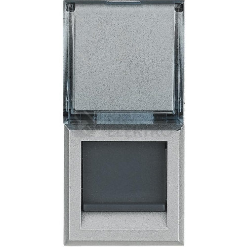 Bticino Axolute zásuvka RJ45 Cat.6 UTP 1 modul hliník HC4279C6