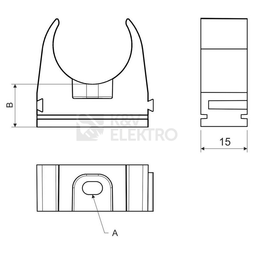 Obrázek produktu PRICHYTKA 63MM SVETLE SEDA 5363 KB 1