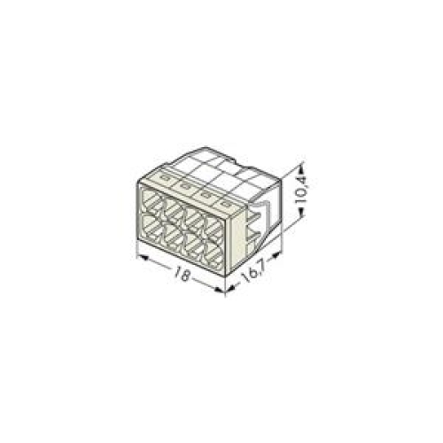 Svorka WAGO Compact 2273-208 8×2,5