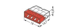 Obrázek produktu Svorka WAGO Compact 2273-204 4x2,5 1