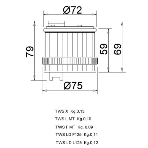 OPTICKY MODUL ORANZ. TWSLMT 24-240VAC 27722