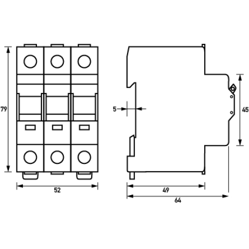 Instalační vypínač Doepke RH 063-300 63A