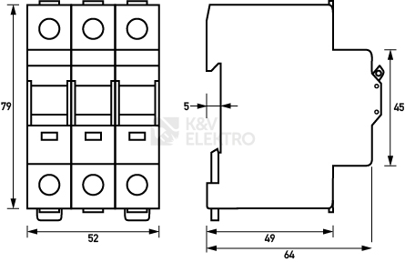 Obrázek produktu Instalační vypínač Doepke RH 063-300 63A 1