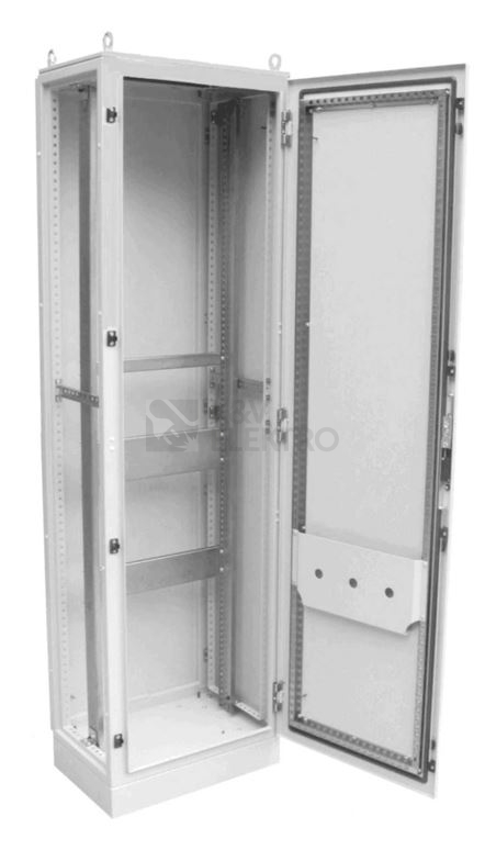 Obrázek produktu Skříň s dveřmi zámek štít IP40 ŠxVxH=800x2000x400 RFA-LT 2084 012000200804 1