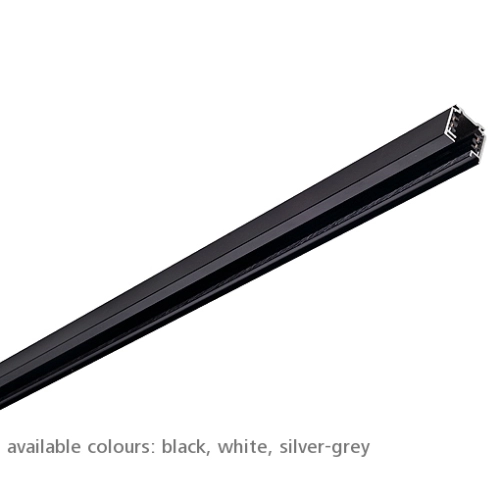 Třífázová lišta/kolejnice SLV EUTRAC 1m černá 145100