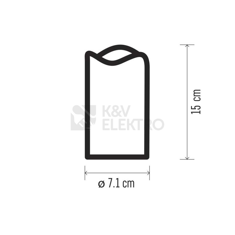 Obrázek produktu LED vánoční projektor EMOS DCPW03 ZY2309 hvězdičky vnitřní použití 3xAAA nebo USB 1