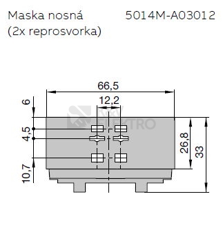 Obrázek produktu NOSNA MASKA 2X REPRO 5014M-A03012 1