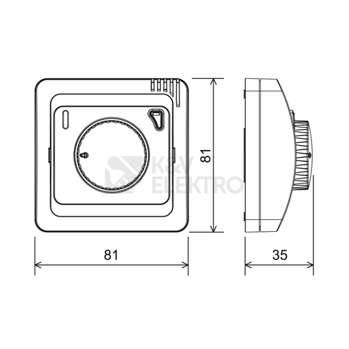 Obrázek produktu  Bezdrátový termostat ELEKTROBOCK BT013 1