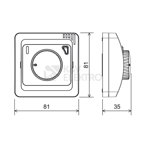 Obrázek produktu Bezdrátový termostat ELEKTROBOCK BT013 2